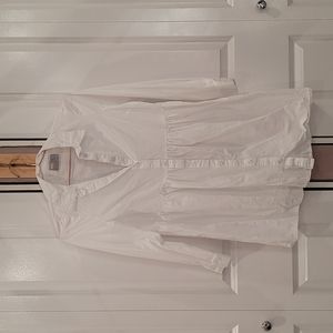 Asos white tunic shirt